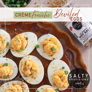 Holiday-Ready Crème Fraîche Deviled Eggs