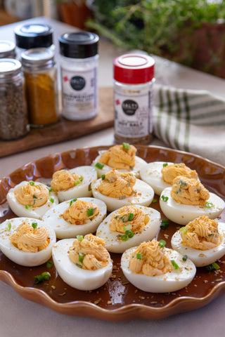 Crème Fraîche Deviled Eggs