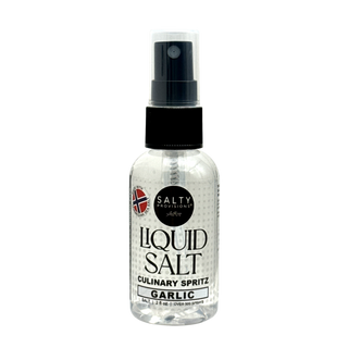 Liquid Salt offers a low sodium option that proves to provide flavor in every bite. with 13 mg of sodium in each spray you can cover your whole meal in endless flavor. Salty Provisions offers a variety of flavor options including this Garlic flavor. 
